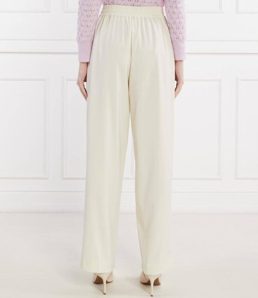 Women Trousers Beige Polyester 46