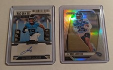 Jha'Quan Jackson Rookie Autograph + RARE Silver PRIZM Parallel RC Cards 🔥 AUTO