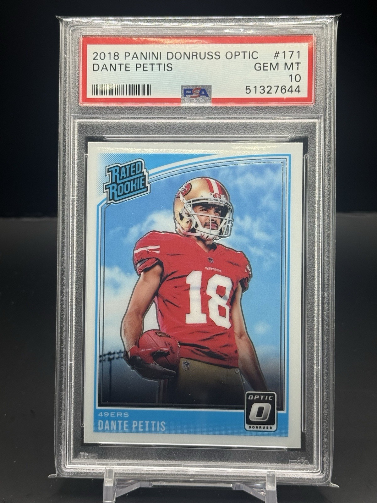 Dante Pettis Panini Donruss Optic #171 Base