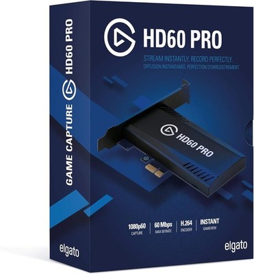 Elgato Game Capture HD 60 PRO 1GC109901002 Stream Steam HDMI PCIe Computer PCIe