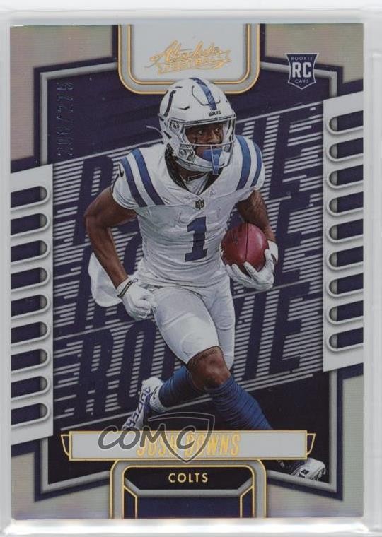 2023 Panini Absolute Rookies Spectrum 208/275 Josh Downs #128 12dh