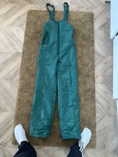 Skihose glanznylon vintage Skianzug Shiny Ski Bib Pant Skilatzhose Gr. 176