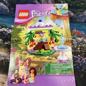 Lego Friends Set 41044 Macaw&rsquo;s Fountain - Used- 99%  Complete With Manuel