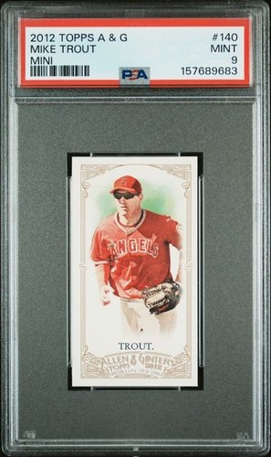 Mike Trout 2012 Topps A & G Mini #140 PSA 9 MINT