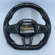 Real Led Carbon Fiber Steering Wheel For Bmw G Series Lci M3 G20 G80 G29 G22 G87