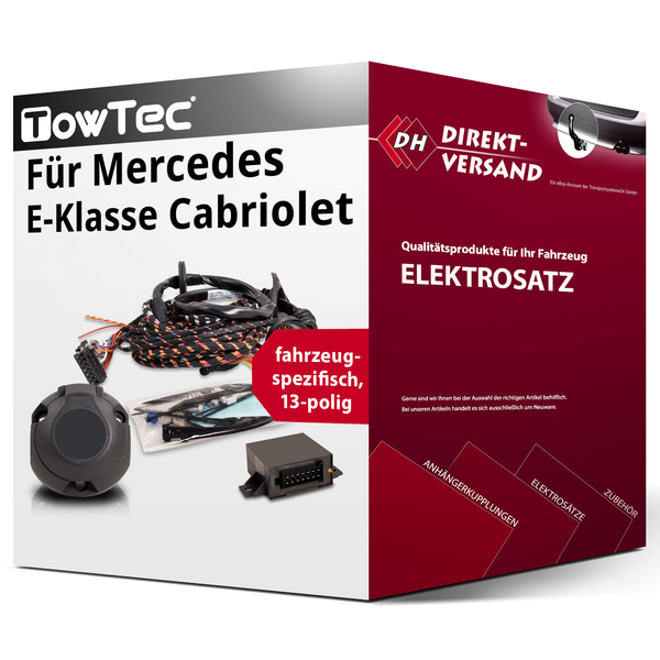 E-Satz 13Polig Spezifisch für Mercedes E-Klasse Cabriolet 05.1993-03.1998 Neu-image