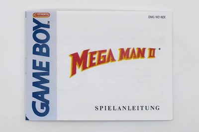 Gameboy Spielanleitung Mega Man 2