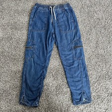 ANTHROPOLOGIE PILCRO Women's Pants Size M The Cottage Utility Drawstring Waist