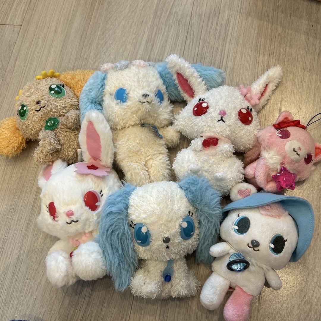 Jewelpet Sanrio Plush Toy Lot Collectible Anime Figures Authentic