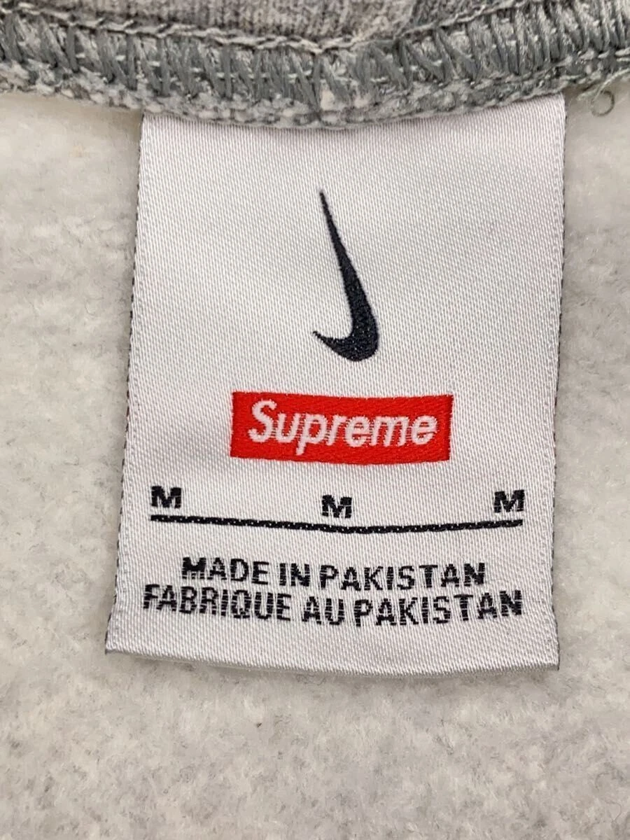 Supreme Felpa con Cappuccio 24SS Felpa con Cappuccio Heather M Cotone Grigio FQ0759 063 Usata