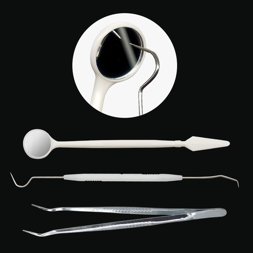 Dental Lab Disposable Instruments Mirror & Probe & Cotton Plier Forcep - Picture 14 of 14