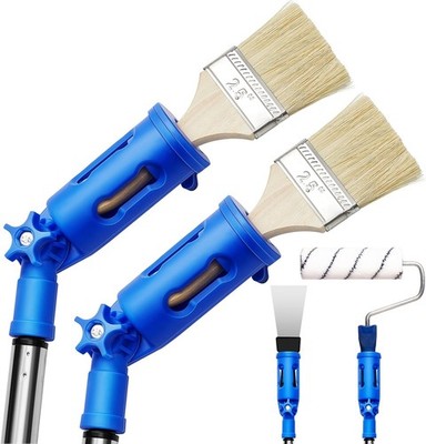 WILLBOND 2 Pcs Paint Brush Extender Multi Angle Edger Tool for Blue 
