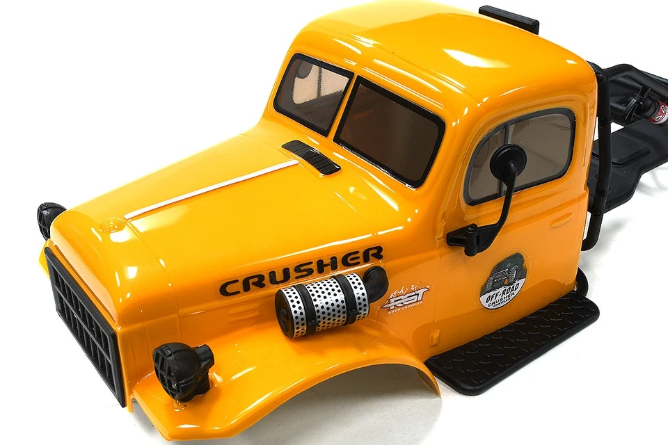 Realistic Yellow Plastic Body Kit for 1/10 Scale Off-Road Crawler 285mm WB - Image 2 of 4