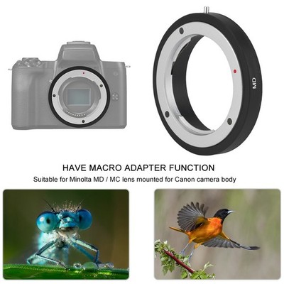 MD- Mount Lens Adapter ClosE Up For MD MC To For EF Mount SEG