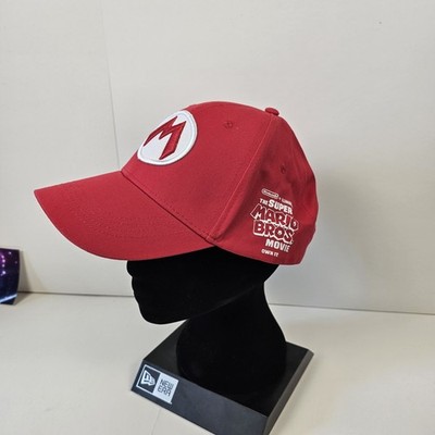 The Super Mario Bros Movie 2023 Snapback Hat Cap Nintendo Illumination Red Promo