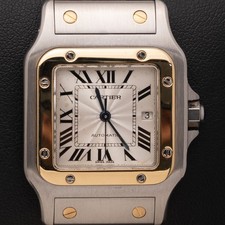 Santos de Cartier Galbée 29mm Gold & Stainless Steel Watch 2319