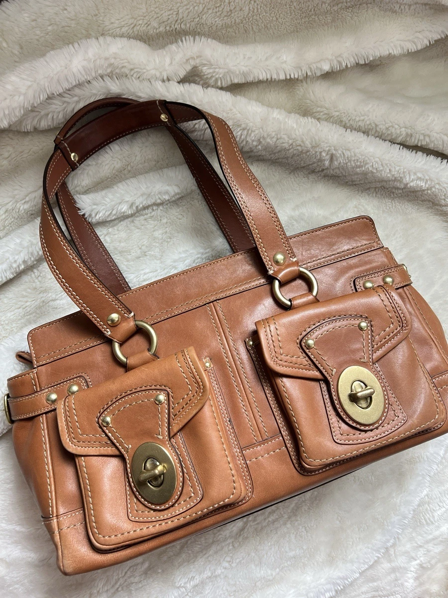Coach Legacy Turn Lock Satchel/Top Handle Bag Handbags & Bags for