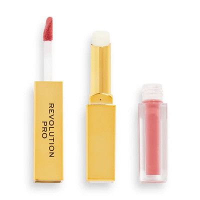 Revolution Pro Supreme Stay Lip Duo Lippenfarbe & Balsam Tease