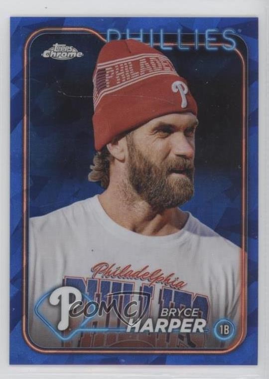 2024 Topps Chrome Sapphire Edition Image Variation Bryce Harper #200 6ns