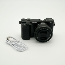 Sony Alpha a6000 SELP1650 Kit-Objektiv 24,3MP ✅ GEPRÜFT ✅ Systemkamera - Schwarz