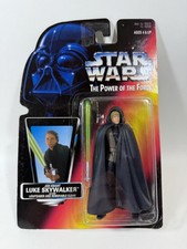 1996 Star Wars POTF Luke Skywalker Jedi Knight Red Card BROWN TAN VEST VARIANT