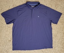 Tommy Bahama ISLANDZONE Men's 2XL Big Tall Indigo Performance Polo Shirt