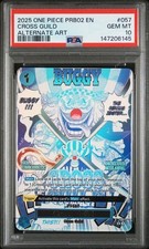 One Piece PRB02 English Cross Guild Alternate Art OP09-057 PSA 10   