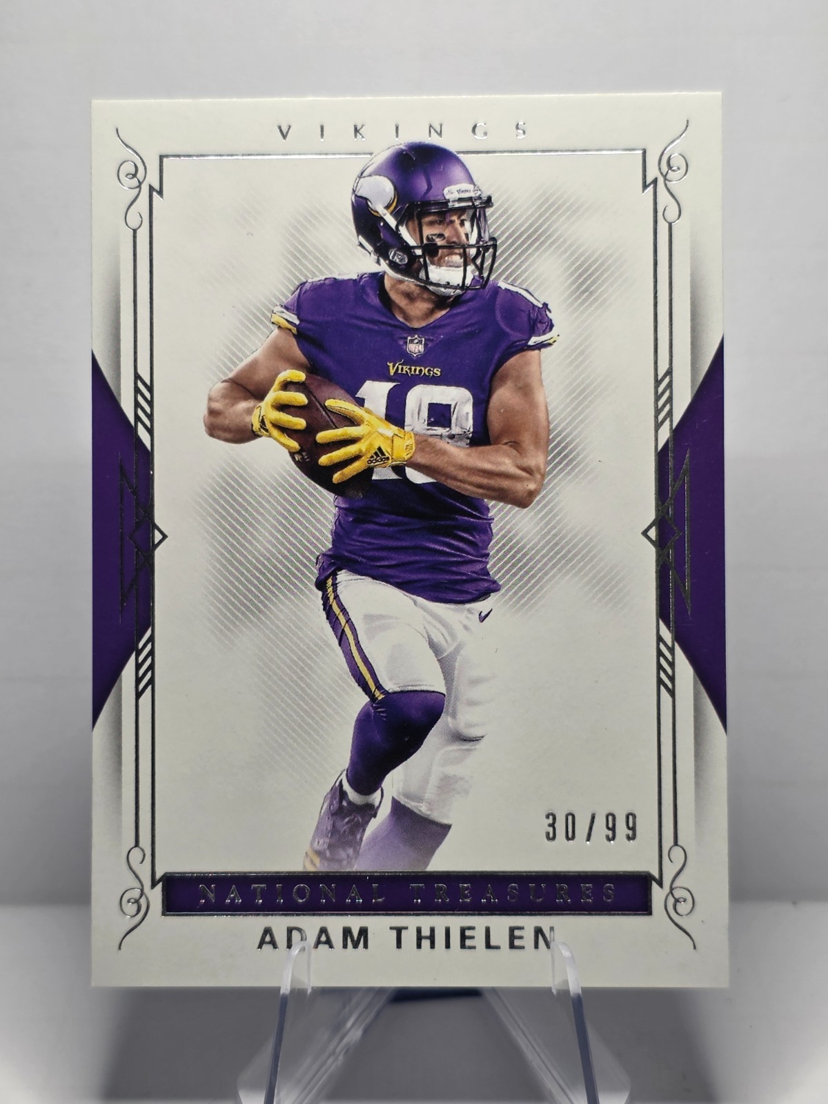 ADAM THIELEN 2017 Panini National Treasures #4 /99