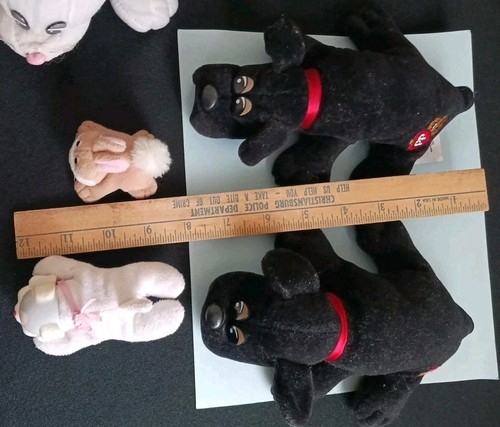 6x Vint 80's Tonka POUND PUPPIES & PURRIES & Friends Stuff Plush PETS Collection - Picture 12 of 14