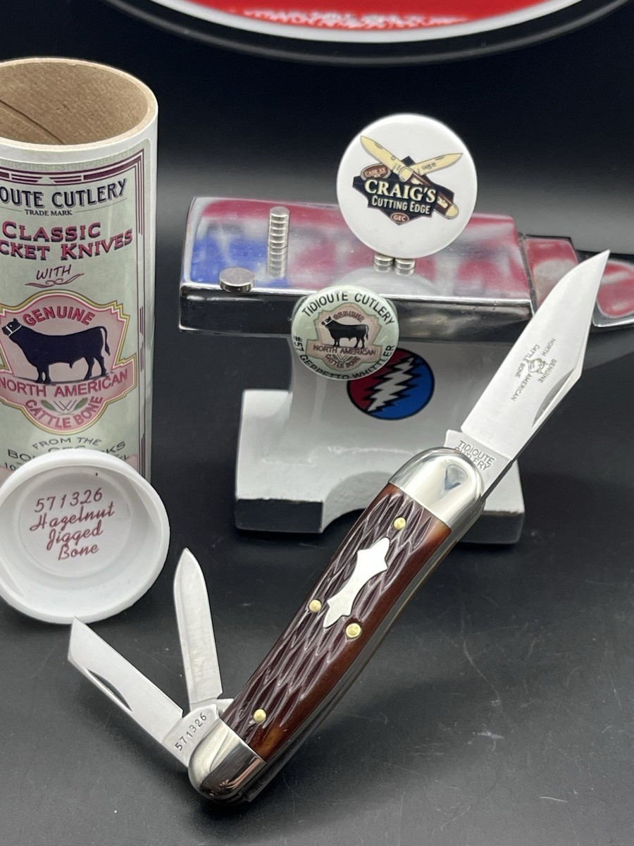 Great Eastern GEC #57 Geppetto Whittler Hazelnut Jigged Bone 3