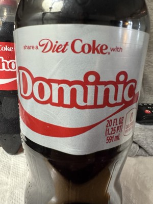 Share a Coke with Dominic 2025 Personalized Gift Coca~Cola Bottle