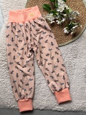 ♥ Pumphose Kinder Jogginghose ♥ Gr.  92-98 NEU Handmade *Blätter*