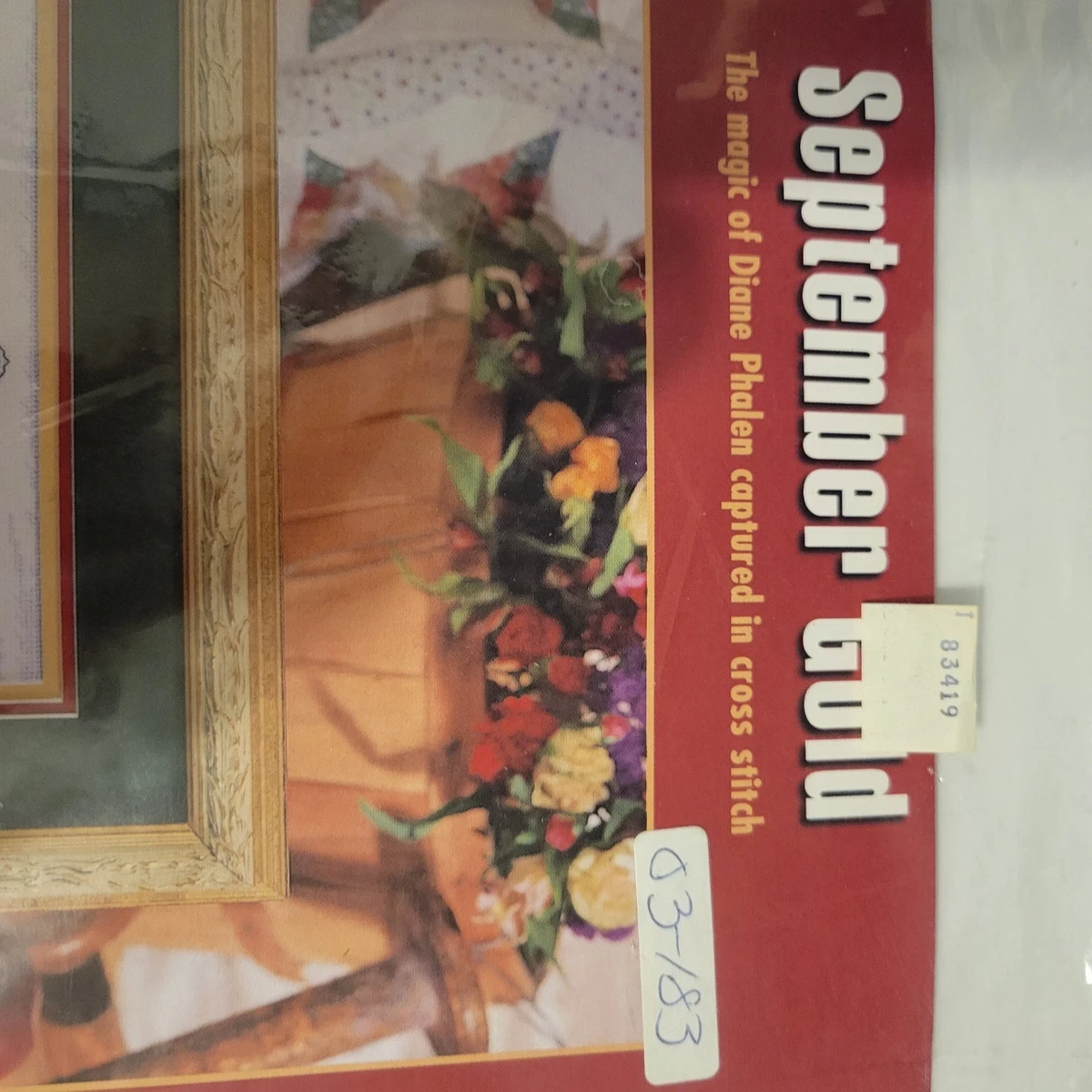 Vintage 1997 Janlynn StitchWorld X-Stitch Cross Stitch Kit September Gold