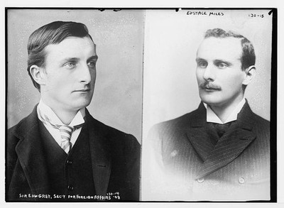 Photo:Sir Edward Grey 1908 Portrait Bust Secy for Foreign Affairs