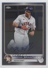 2022 Topps Chrome Veteran Michael Brantley #CVA-MB Auto ib6