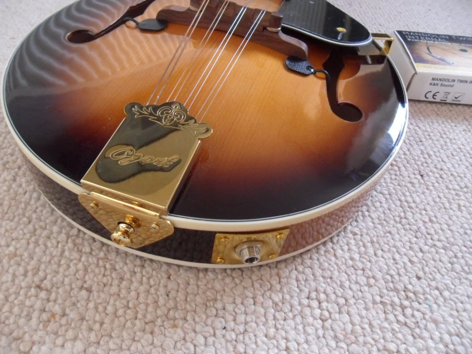 Ozark mandolin 2073 solid woods K&K pickups + gig bag - Image 4 of 4
