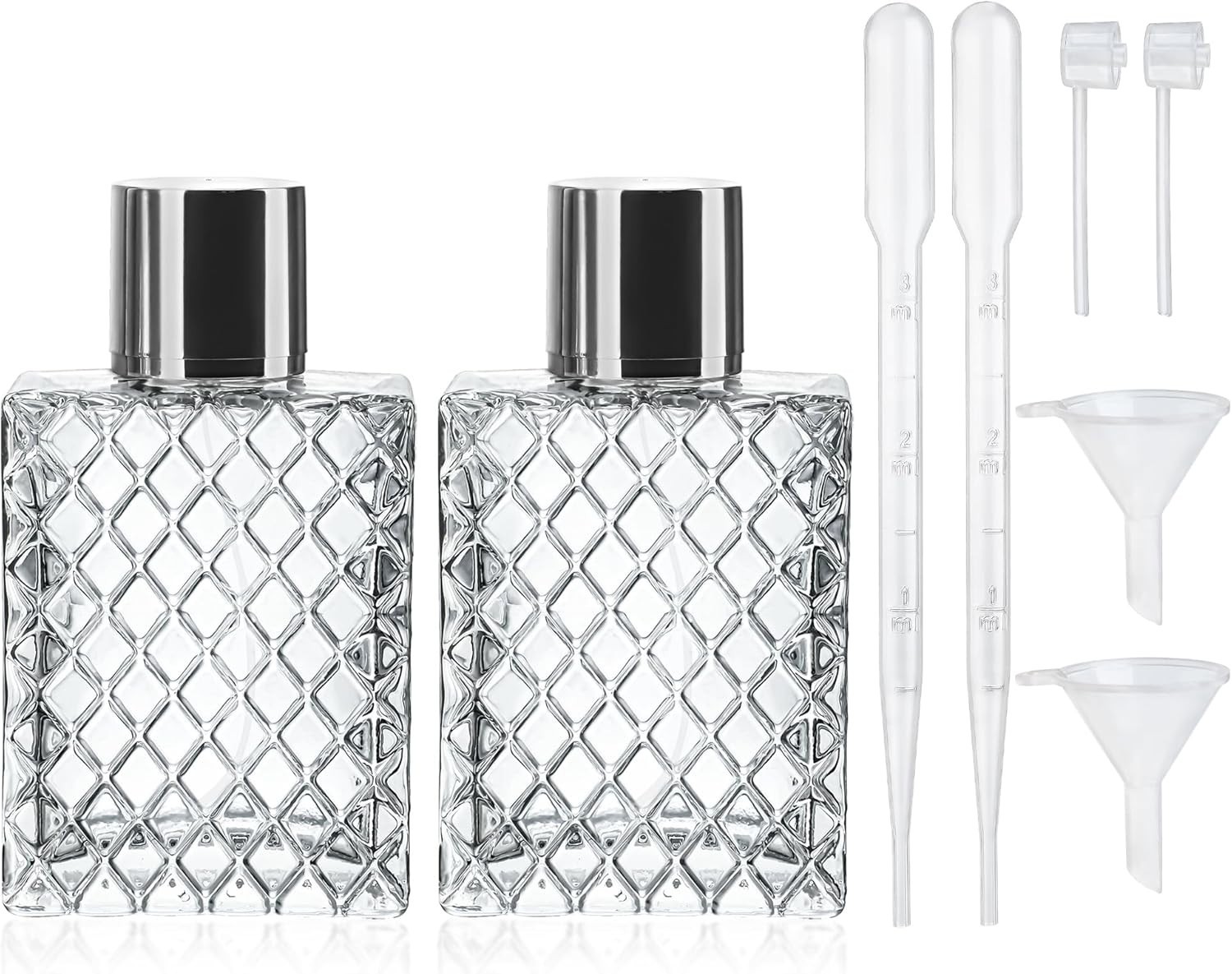 Perfume Atomizer, 100ml 3.4oz Glass Empty Fine M