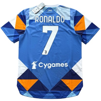 2021/22 Juventus Fourth Jersey #7 Ronaldo Medium adidas X Kobra
