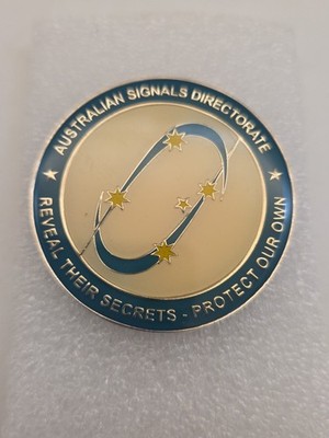 Australian Signals SIGINT Directorate Five Eyes Spying NSA GCHQ Challenge Coin