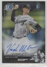 2017 Bowman Draft Chrome Pick Black Refractor 41/75 Kade McClure Auto g0n