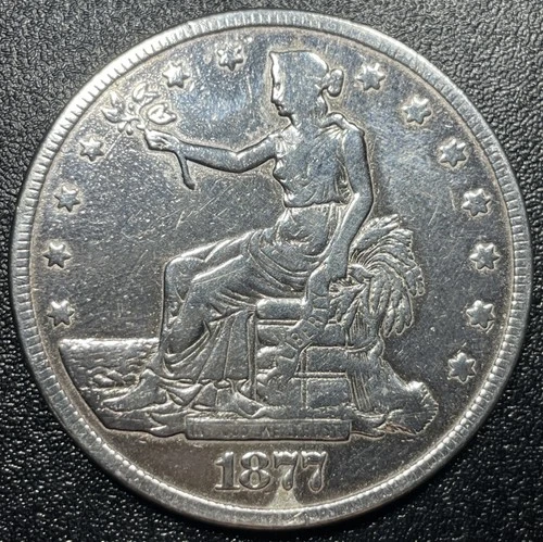 1877-P Trade Silver Dollar T$1 Polished Philadelphia Coin