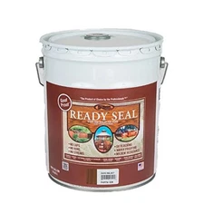 Ready Seal 7966153 5 gal Pail Exterior Wood Stain & Sealer  Dark Walnut