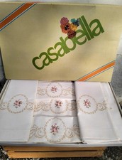 CASABELLA set lenzuola ricamate