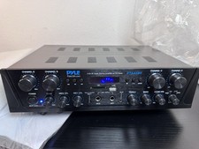 Pyle PTA44BT.5 500W Bluetooth Karaoke Amplifier 4-Channel Home Theater Receiver