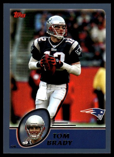 Tom Brady [Collection] #258 2003 Topps card