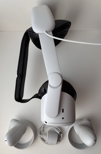 Meta Quest 2 128GB VR Headset with/Kiwi Battery Strap & New Face Pad Tested - Bild 11 von 20