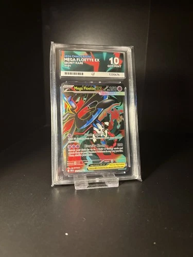 2026 Chaos Rising Mega Floette ex Secret Rare #101 Ace 10