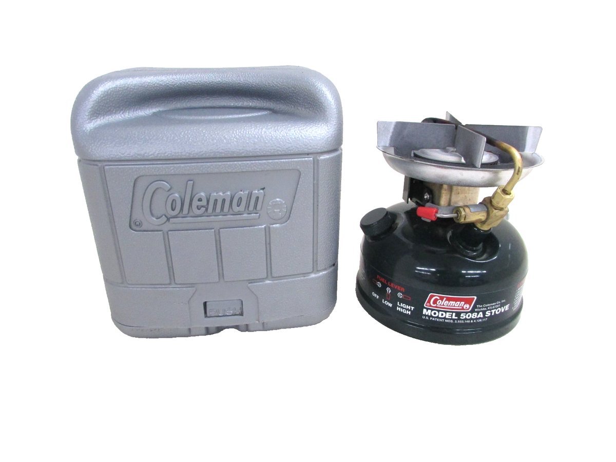 点火確認済　Coleman MODEL 508A STOVE シングルバーナー Coleman 508A バーナー Coleman 508A Single Burner Camping Cook Camp