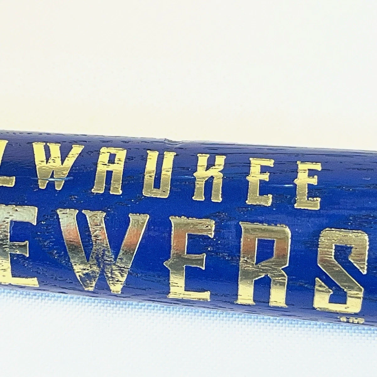 Mini Batte De Baseball Milwaukee Brewers, Bois, Vintage 2005, Coopersburg Sports
