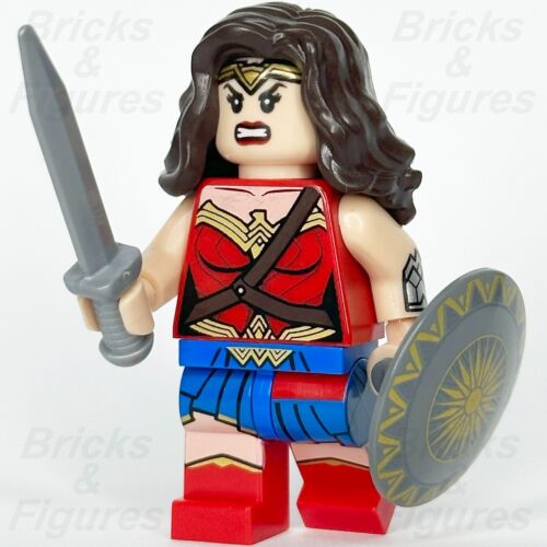 LEGO® Super Heroes Wonder Woman Minifigure DC with Sword & Shield 76075 sh393 - Picture 1 of 3